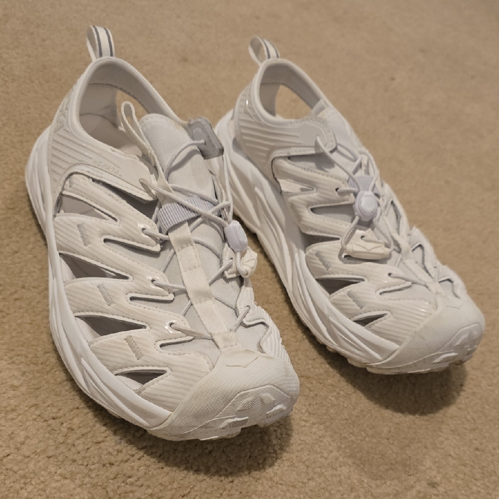 Hoka One One White Running Shoes